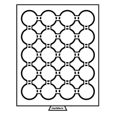 Кассета на 20 ячеек для хранения и презентации монет в капсулах диаметром 41 мм MB (LEUCHTTURM 312454)