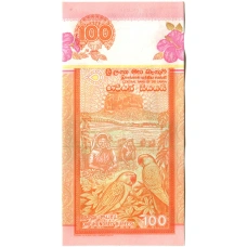 Банкнота 100 рупий 2005 года Шри-Ланка (реверс)