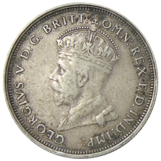 Монета 1 флорин 1927 года Австралия «Открытие здания парламента в Канберре» (реверс)