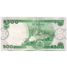 Банкнота 500 найра 2023 года Нигерия (реверс)