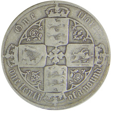 Монета 1 флорин 1883 года Великобритания (реверс)
