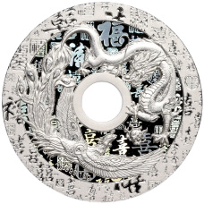 Монета 1 доллар 2022 года Самоа «Все идет хорошо — Счастье (Дракон и феникс)» (аверс)