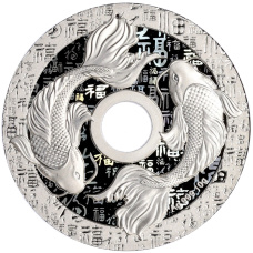 Монета 1 доллар 2022 года Самоа «Все идет хорошо — Изобилие (Карпы кои)» (аверс)