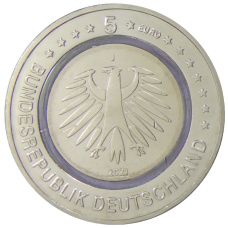 Монета 5 евро 2021 года J Германия «Полярная зона» (реверс)