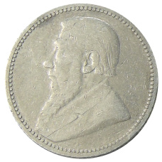 Монета 6 пенсов 1893 года ЮАР (Трансвааль) (реверс)