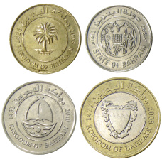 Набор из 4 монет Бахрейн (реверс)