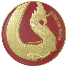 Монета 1000 франков 2023 года Камерун «Король Нагов» (цветная) (аверс)