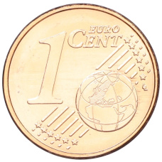 Монета 1 евроцент 2023 года Австрия (реверс)