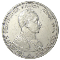 Монета 5 марок 1914 года A Германия (Пруссия) (аверс)