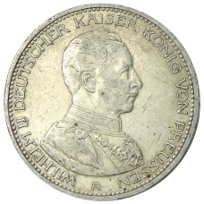 Монета 5 марок 1914 года A Германия (Пруссия) (аверс)