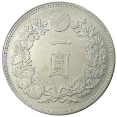 Монета 1 йена 1895 года Япония (реверс)