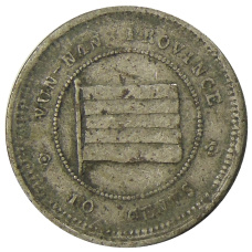 Монета 10 центов 1923 года Китай — провинция Юньнань (аверс)