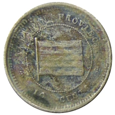 Монета 10 центов 1923 года Китай — провинция Юньнань (аверс)