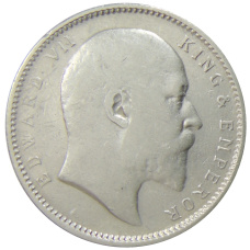 Монета 1 рупия 1908 года Британская Индия (реверс)