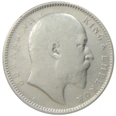 Монета 1 рупия 1908 года Британская Индия (реверс)