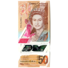 Банкнота 50 долларов 2019 года Восточные Карибы (аверс)