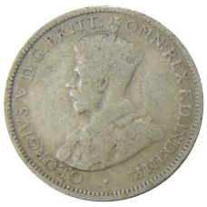 Монета 6 пенсов 1926 года Австралия (реверс)