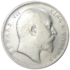 Монета 1 рупия 1905 года Британская Индия (реверс)