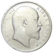 Монета 1 рупия 1905 года Британская Индия (реверс)