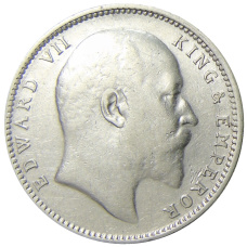 Монета 1 рупия 1906 года Британская Индия (реверс)
