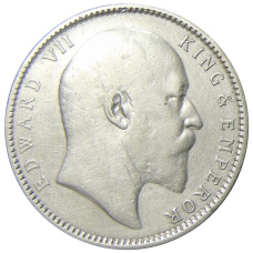 Монета 1 рупия 1906 года Британская Индия (реверс)