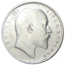 Монета 1 рупия 1906 года Британская Индия (реверс)
