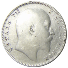 Монета 1 рупия 1906 года Британская Индия (реверс)
