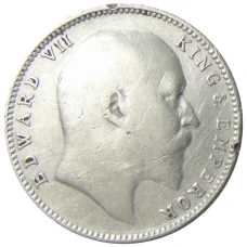 Монета 1 рупия 1906 года Британская Индия (реверс)