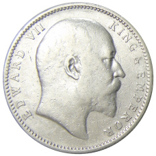 Монета 1 рупия 1906 года Британская Индия (реверс)