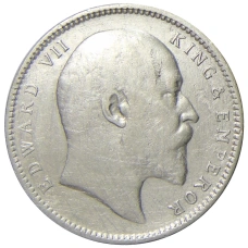 Монета 1 рупия 1907 года Британская Индия (реверс)