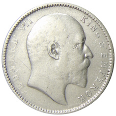 Монета 1 рупия 1907 года Британская Индия (реверс)