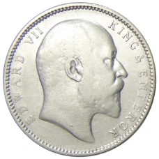 Монета 1 рупия 1907 года Британская Индия (реверс)