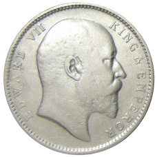 Монета 1 рупия 1908 года Британская Индия (реверс)