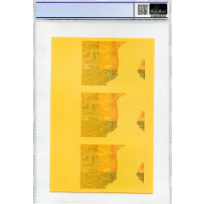 Банкнота 1000 куна 1993(1994) года Хорватия  (в слабе PCGS Gem UNC 68) — неразрезанный лист, пробный (вид 2)