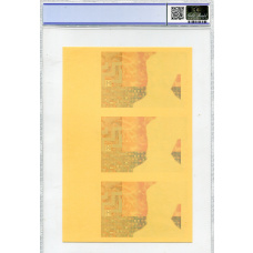 Банкнота 1000 куна 1993(1994) года Хорватия  (в слабе PCGS Gem UNC 68) — неразрезанный лист, пробный (вид 2)