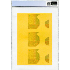 Банкнота 500 куна 1993(1994) года Хорватия  (в слабе PCGS Gem UNC 68) — неразрезанный лист, пробный (вид 2)