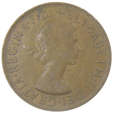 Монета 1 пенни 1961 года Австралия (реверс)