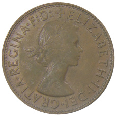 Монета 1 пенни 1961 года Австралия (реверс)