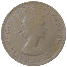 Монета 1 пенни 1962 года Австралия (реверс)