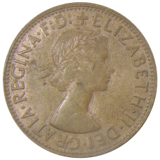 Монета 1 пенни 1962 года Австралия (реверс)