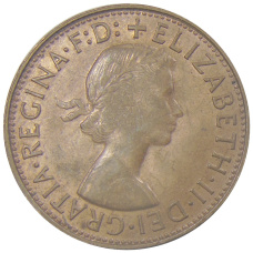 Монета 1 пенни 1964 года Австралия (реверс)