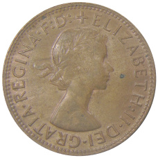 Монета 1 пенни 1964 года Австралия (реверс)