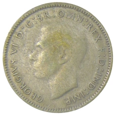 Монета 6 пенсов 1946 года Австралия (реверс)
