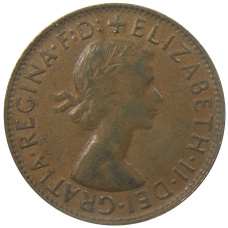 Монета 1 пенни 1961 года Австралия (реверс)