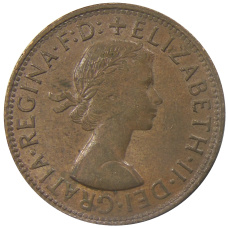 Монета 1 пенни 1961 года Австралия (реверс)