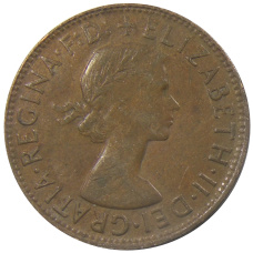 Монета 1 пенни 1962 года Австралия (реверс)