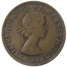 Монета 1 пенни 1962 года Австралия (реверс)