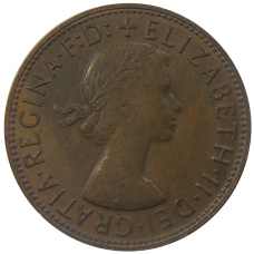 Монета 1 пенни 1962 года Австралия (реверс)