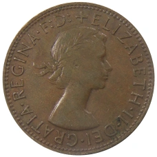 Монета 1 пенни 1964 года Австралия (реверс)