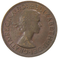 Монета 1 пенни 1964 года Австралия (реверс)